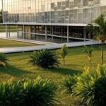 Edifício do Congresso Nacional em Brasília simbolizando cassação de mandatos de Eduardo Bolsonaro e Alexandre Ramagem por faltas e condenação.