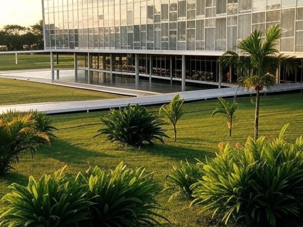 Edifício do Congresso Nacional em Brasília simbolizando cassação de mandatos de Eduardo Bolsonaro e Alexandre Ramagem por faltas e condenação.
