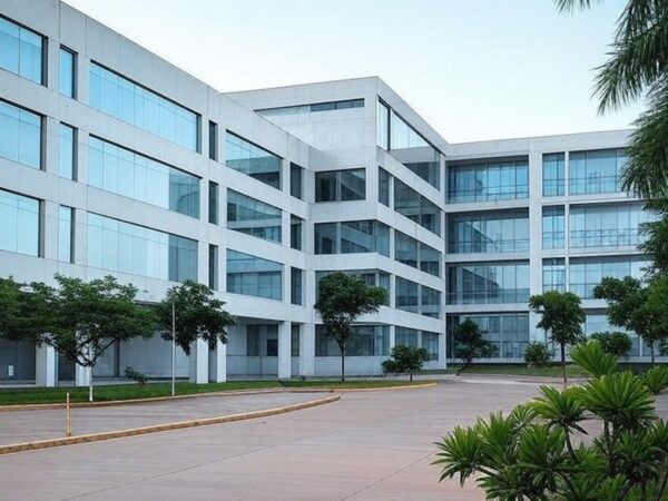 Fachada de hospital em Goiânia onde gêmeos siameses do Mato Grosso nasceram com sucesso.