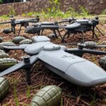 Drones armados com granadas caídos em quintal residencial em Itaberaí, Goiás.