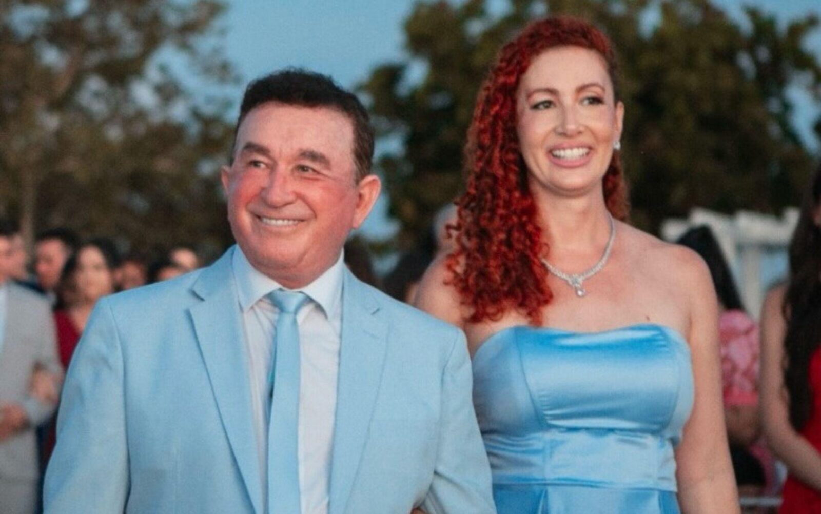 Amado Batista e filha Lorena