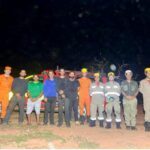 Grupo entrou em área restrita sem autorização, ficou preso por 8 horas e foi resgatado com apoio da Semad (Foto: Semad)