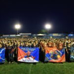 Realizado no Estádio Anníbal Batista de Toledo, evento reuniu mais de mil alunos das quatro unidades de ensino que participam da competição (Fotos: Adalberto Ruchelle e Walter Folador)