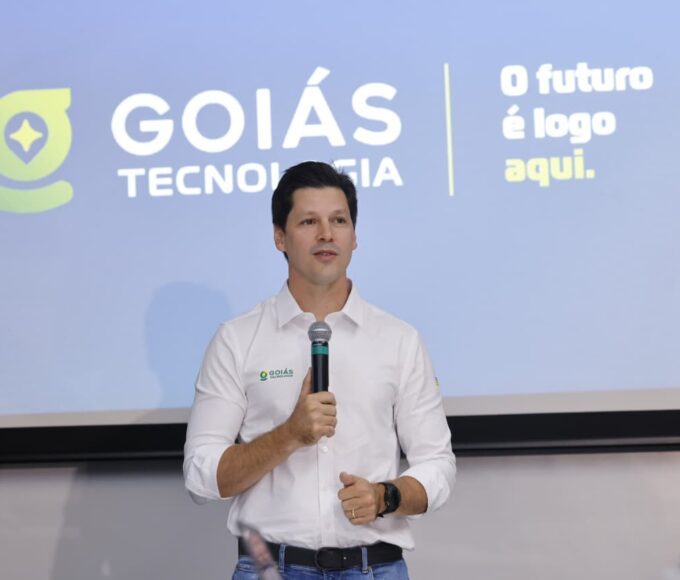 Daniel Vilela sanciona leis que criam a GOtech e o Pequi Bank, iniciativas voltadas à transformação digital, inovação e ampliação dos serviços públicos em Goiás (Foto: André Saddi)