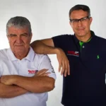 Fernando Campos ao lado do filho Alexandre Yee Campos que comunicou a perda - Foto portal Rodas & Motores