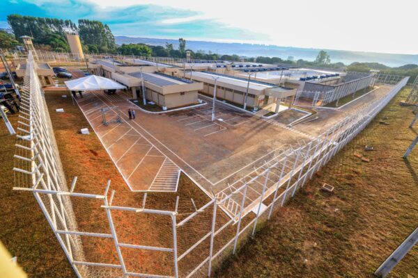 Inauguração de presídio em Novo Gama amplia em 300 vagas a capacidade do sistema prisional goiano (Foto: Wesley Costa)