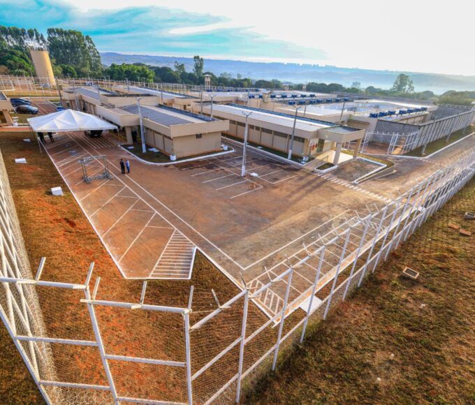 Inauguração de presídio em Novo Gama amplia em 300 vagas a capacidade do sistema prisional goiano (Foto: Wesley Costa)