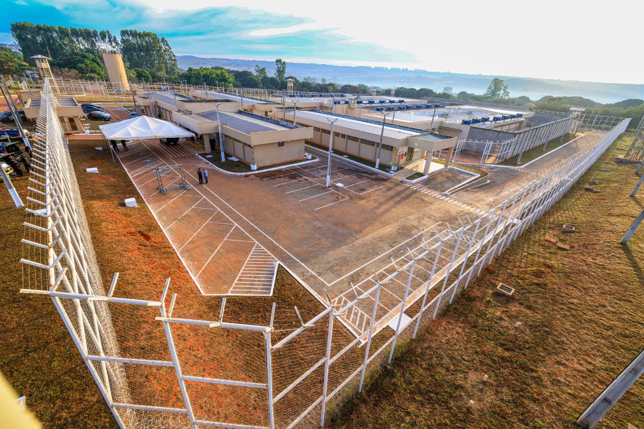 Inauguração de presídio em Novo Gama amplia em 300 vagas a capacidade do sistema prisional goiano (Foto: Wesley Costa)