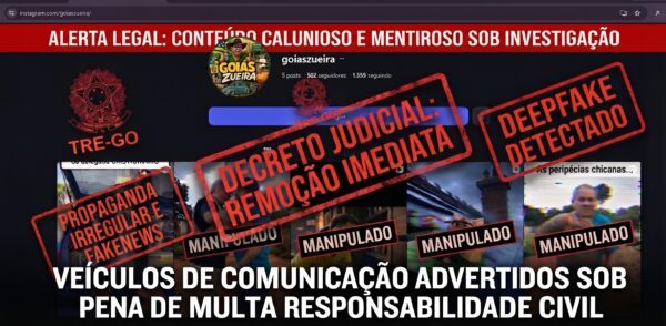 Justiça eleitoral manda remover deepfakes contra candidato a Deputado Estadual Cristóvão Tormin
