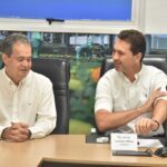 Prefeito Leandro Vilela enalteceu o profissionalismo de Márcio do Nascimento no Ministério Público: “uma pessoa acessível, um grande ser humano” – Foto: Jhonney Macena
