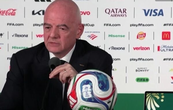 Gianni Infantino - Presidente da FIFA (Reprodução YouTube)