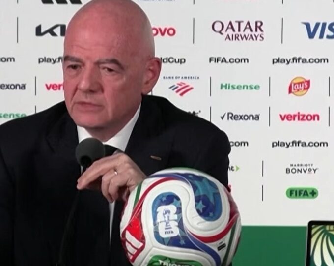 Gianni Infantino - Presidente da FIFA (Reprodução YouTube)
