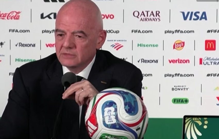 Gianni Infantino - Presidente da FIFA (Reprodução YouTube)