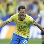 Comemoração de Gabriel Martinelli - Brasil x Japão (Foto - Rafael Ribeiro)
