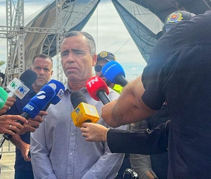 Coronel Lucas Silva, da Polícia Militar, garantiu apoio integral da instituição na segurança do Aparecida é Show 2026 – Foto: Divulgação/Secom Aparecida