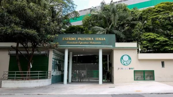Sede social do Palmeiras — Foto: Fabio Menotti