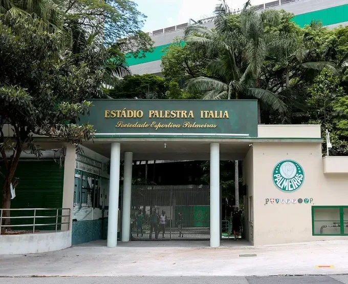 Sede social do Palmeiras — Foto: Fabio Menotti