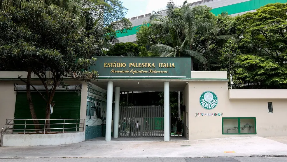 Sede social do Palmeiras — Foto: Fabio Menotti